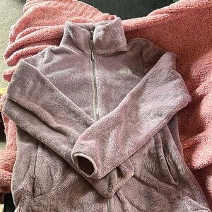The North Face fuzzy zip up